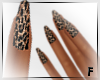 Sparkley Cheetah Nails