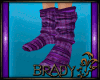 [B]purple baggy socks M