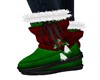 GREEN/ RED X-MAS BOOTS