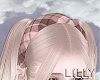 hair band plaid pinky