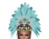 Mardi Gras Bl Head Dress