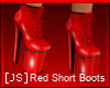 [JS] Red Short Boots