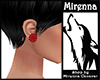 M  Red Diamonds Earrings