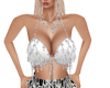 white coss top