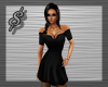 $ Hot black dress