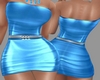 Blue Sexy Dress XPLUS