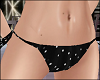 Blk Glit Bikini Bottom