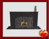 Winter Studio Fireplace
