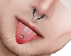 @ Tongue + piercing