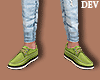 -DS-Green boat shoes