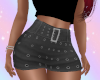 Black Studded Mini Skirt