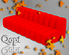 Wavy Red Sofa