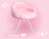 ♡ Pink Fur Chair