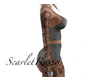 Grey Sexy Tatto Top