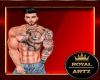 King Leo Muscle Tattoo