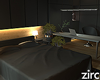 decorated black bedroom