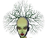 Headdress branches green