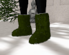 Grass colored Fur Boots