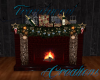 (T)Christmas Fireplace x