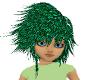 Green Raver Hair