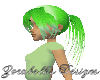 Pixie Green Acid Hair