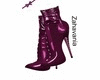 Purple Leather Boot