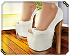 $ White Classy Heels