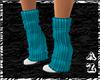 Teal Knit Boots