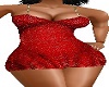 HOT RED RLL DRESS