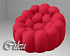 Bubble Crimson Armchair