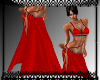 Gata Gown - Bright Red