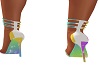 rainbow stars heels