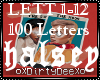 Halsey: 100 Letters
