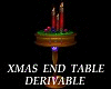 Derivable Xmas End Table
