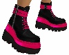 Black Pink Platform Boot