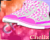 $$ Pink Candy Sneakers
