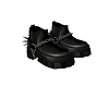 black chains shoes