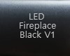 LED Fireplace Black V1