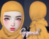 Hijab Ceruti Gold. G
