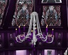 CHANDELIER SILVER PURPLE