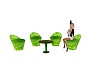 Green Club Chairs