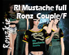 Ronzl Mustache Couple/F