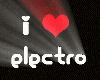 I Love electro Stiker