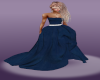 blue gown
