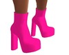 Pink Ankle boots