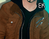 Brown leather jacket #3