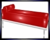 Red PVC Couple Chaise