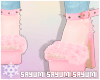 あII Pink Fluf Heels