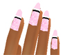 Baby Pink Petals Nails