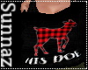 (S1)His Doe - Red Plaid